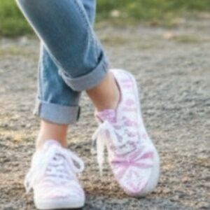 Wild Diva Pink Zebra Sneaker size 9